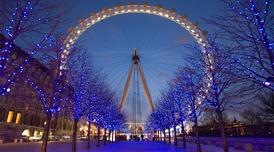 London Eye Twilight