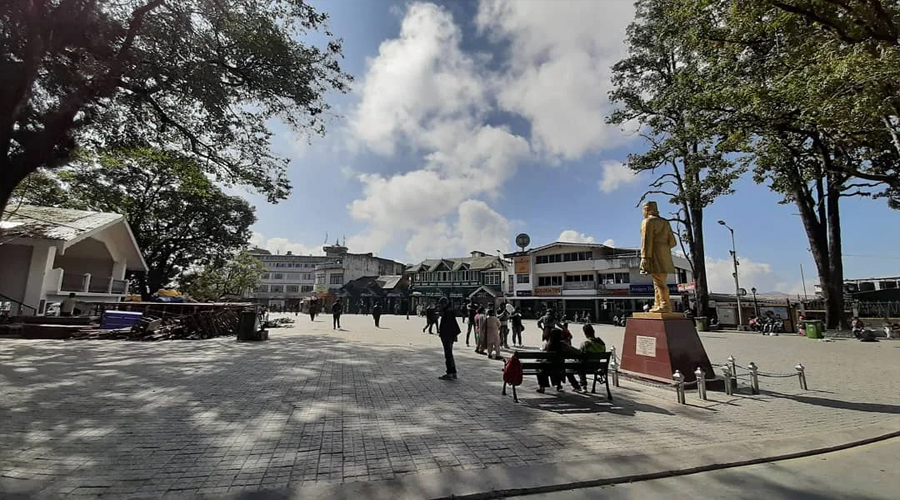 Mall Road Darjeeling