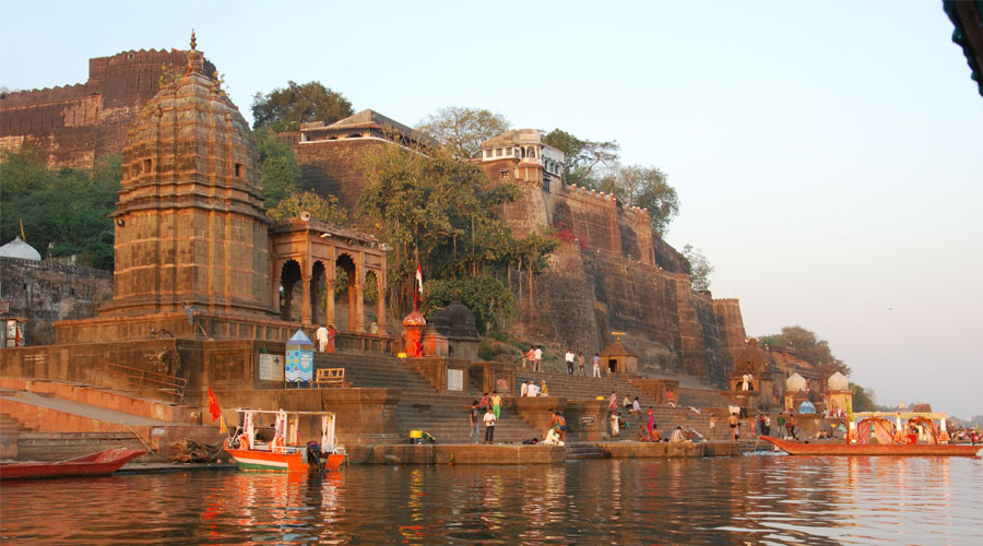 Omkareshwar Temple River View