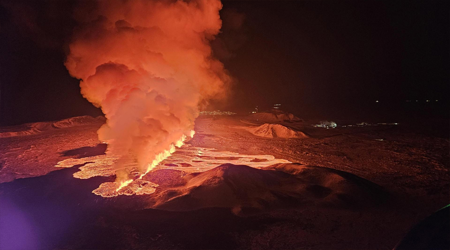 Reykjanes Peninsula volacanic site