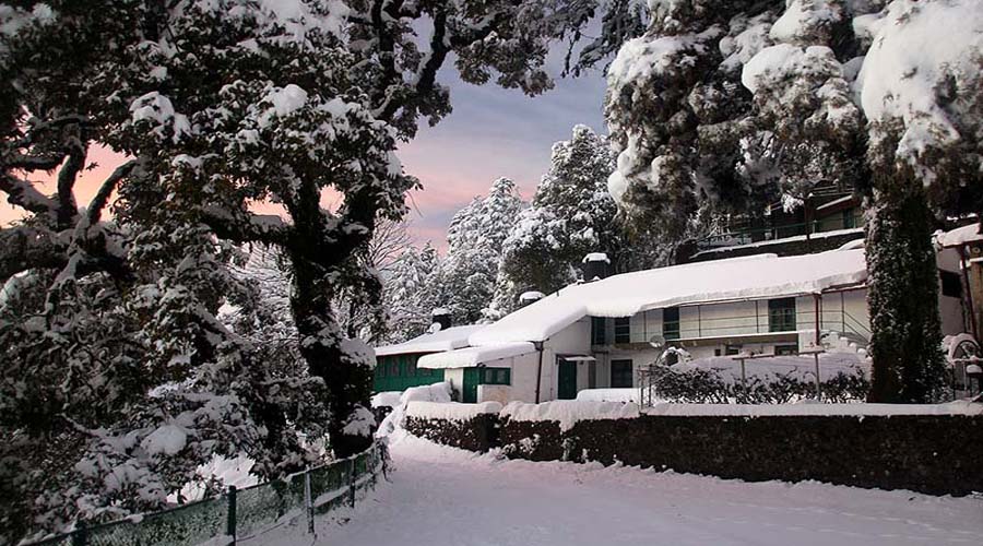 Snow at Mussoorie