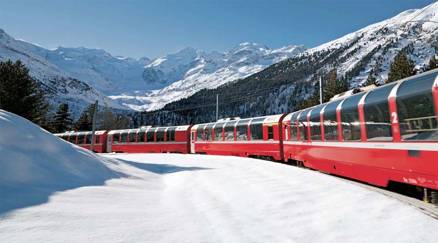 Swiss Rail Glaciers