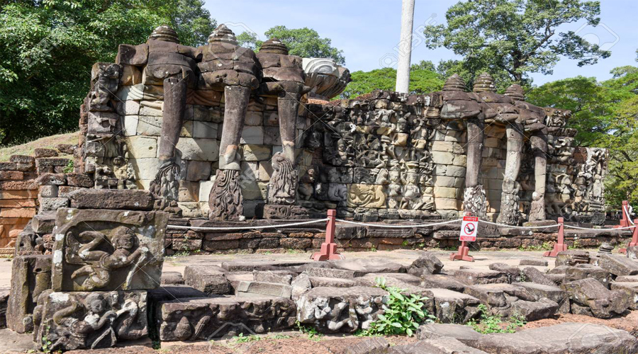 The Elephants Terrace (Siem Reap City Tour)