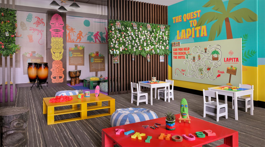 Tik House Playground of children at Lapita Resort
