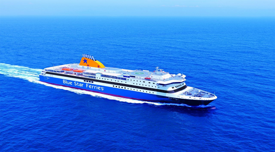 Blue Star Ferries, Santorini