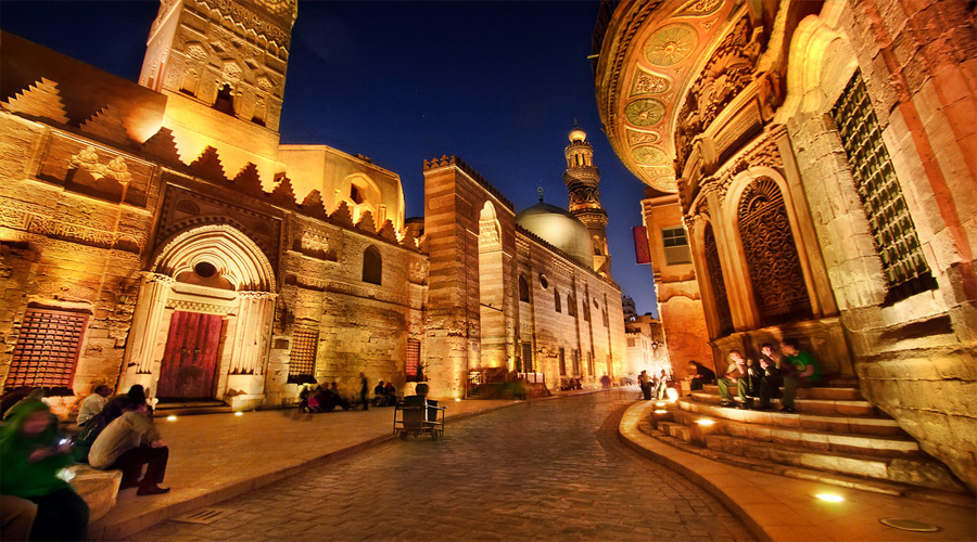 Al-Moez Street a major street in Cairo, Egypt