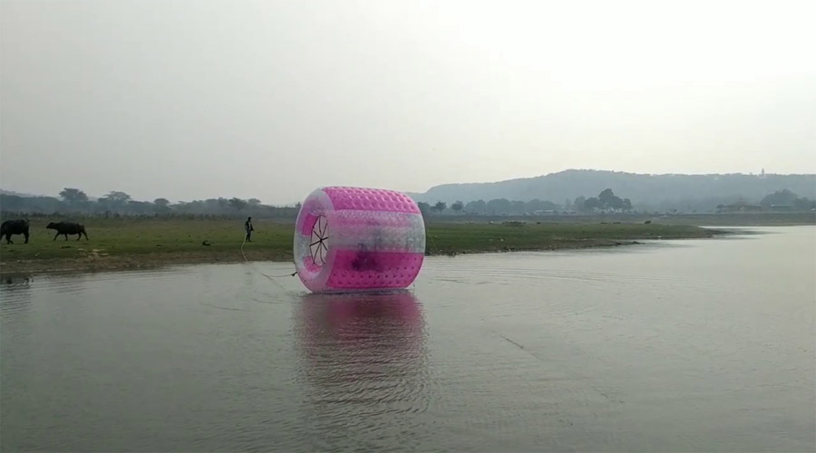 Water baloon ride Damdama Lake