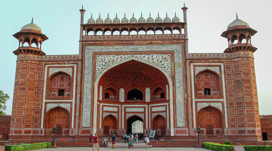 Royal gate of Taj Mahal