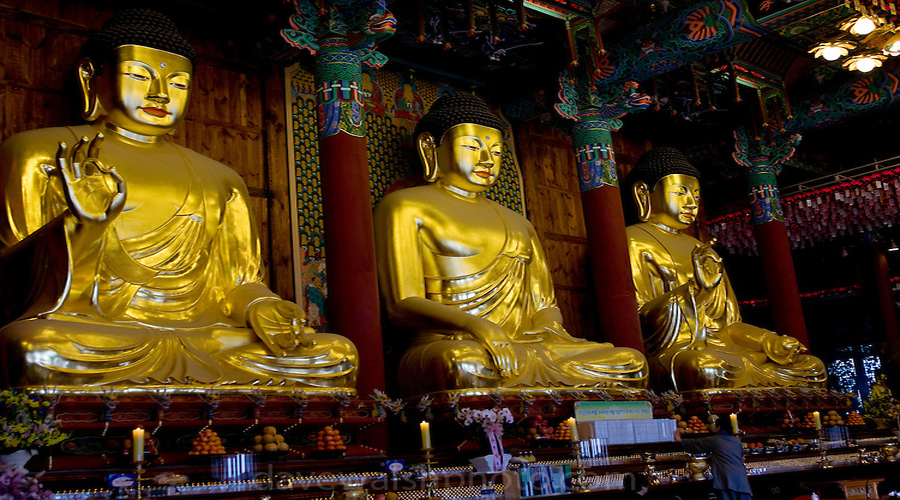 Golden Buddha statue, Samui