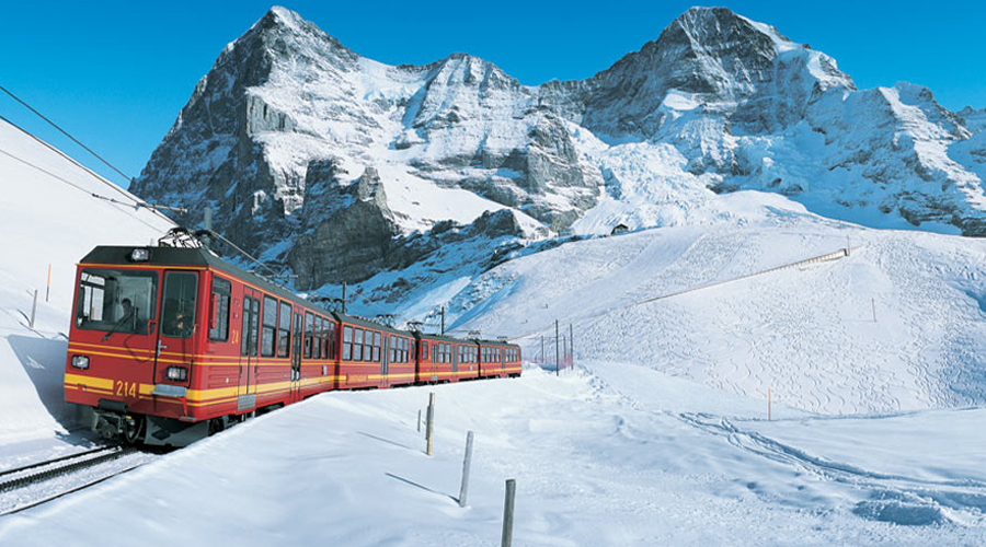  mountain train tripInterlaken  Jungfrau Top of Eu