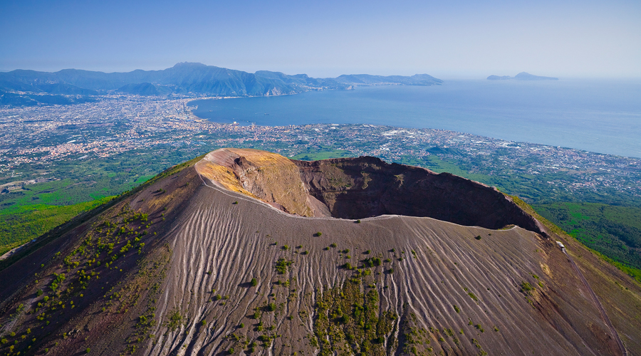Mount Vesuvius visit the active volcano, Pompeii