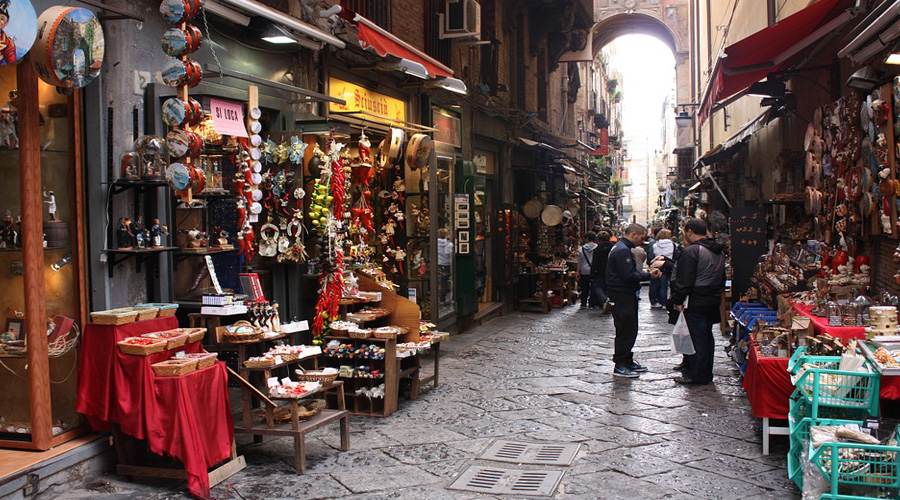 Market Napples, Italy