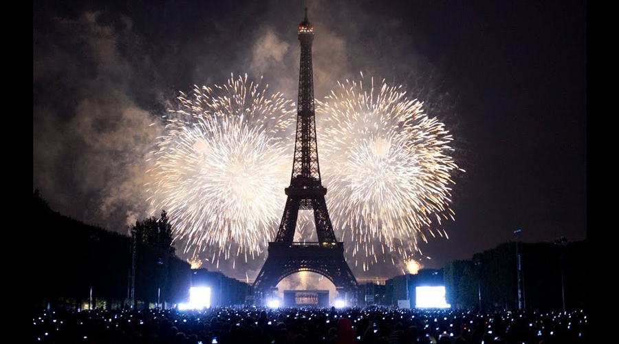 New Year Celebration Paris