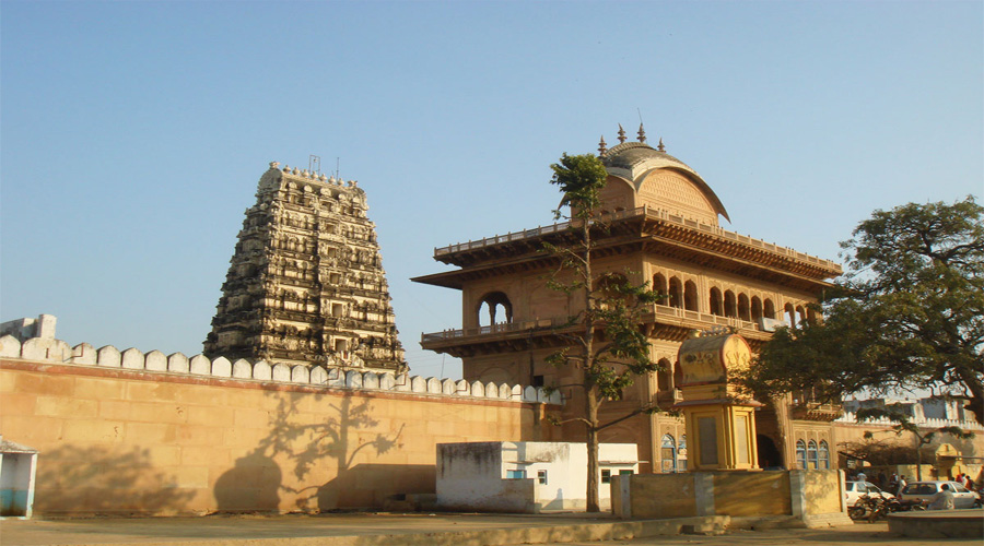 Rangaji Temple in Vrindivan
