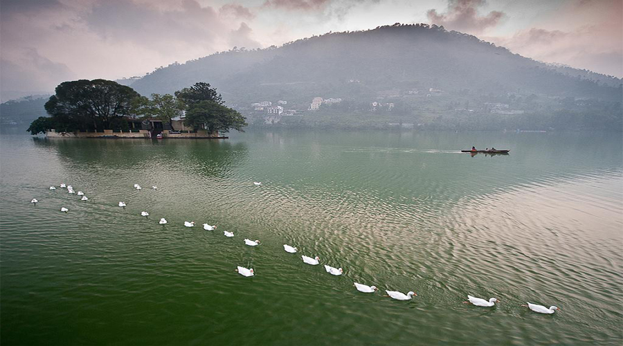 Sattal Lake in Bhimtal