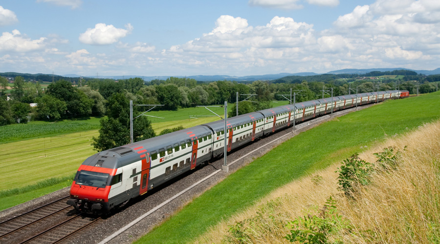 Train from Zurich to Lucerne